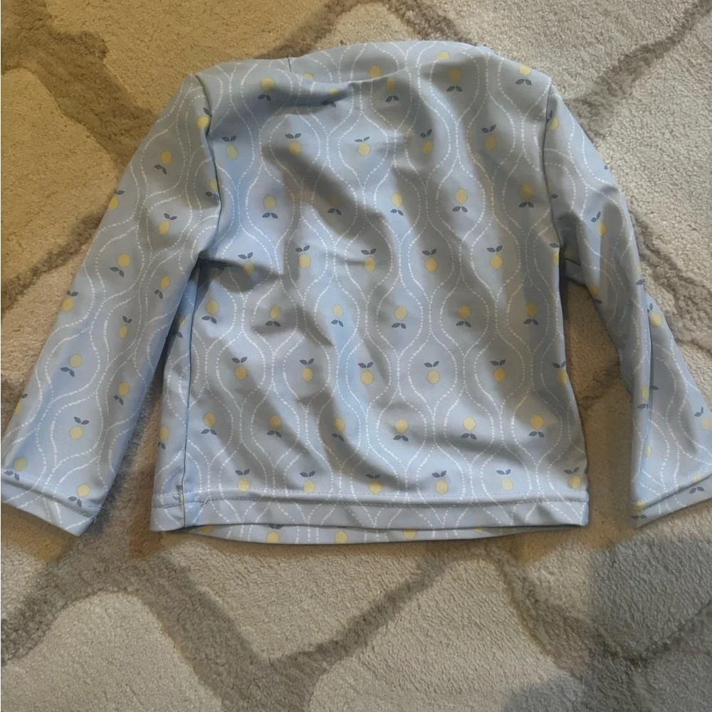 Swim Shirt Size 6 months Rash Guard in Light Blue with yellow lemons in EEUC